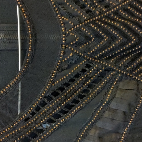 Embellished beaded cut away shirt - Picture 2 of 5